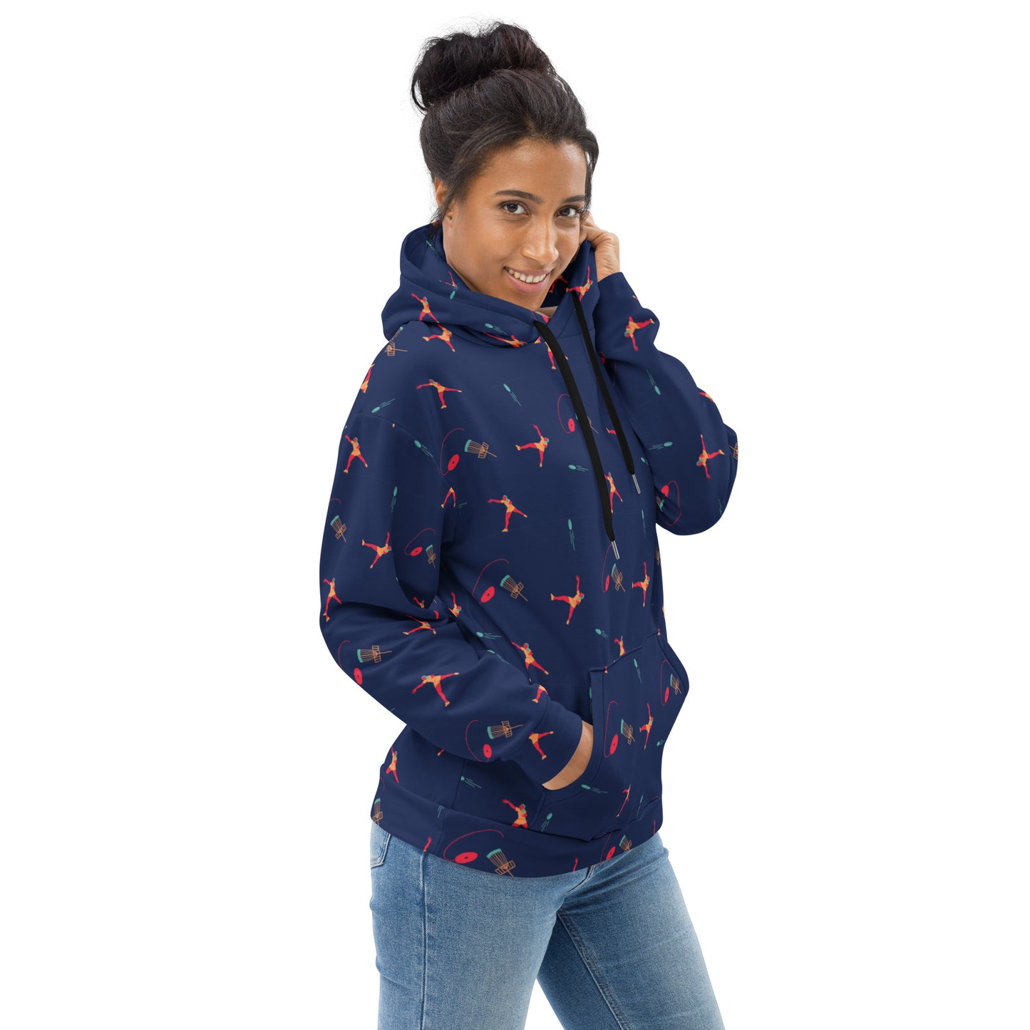 Ace in the Hole Disc Golf Navy Hoodie