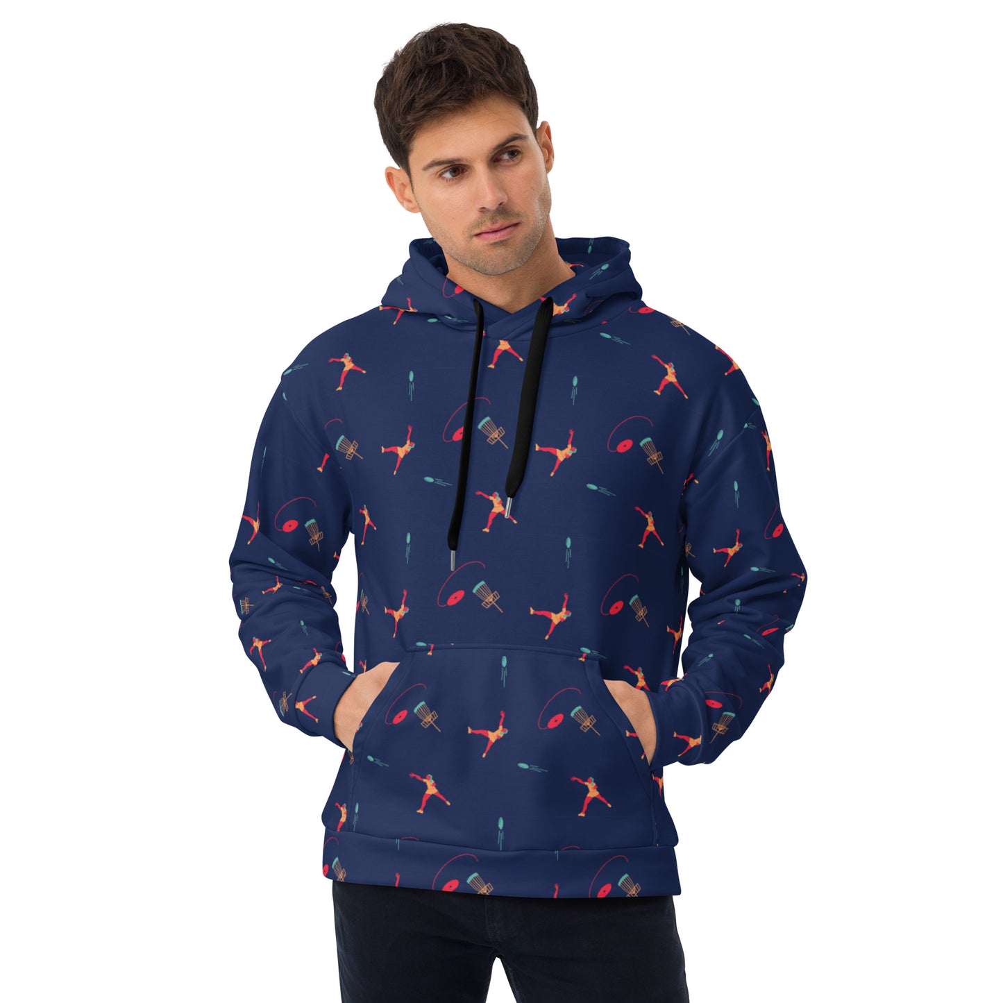 Ace in the Hole Disc Golf Navy Hoodie