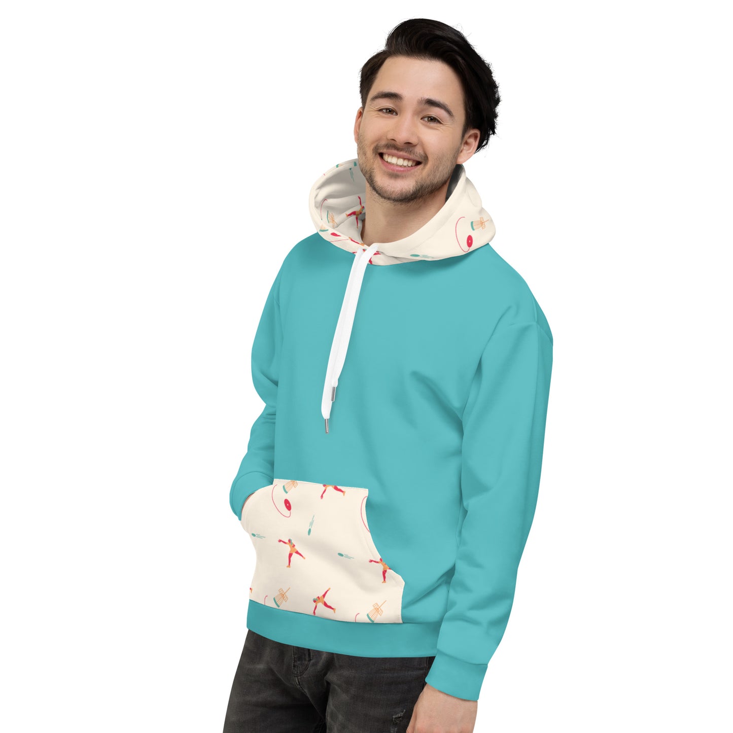 Ace in the Hole Disc Golf Colorblocked Hoodie